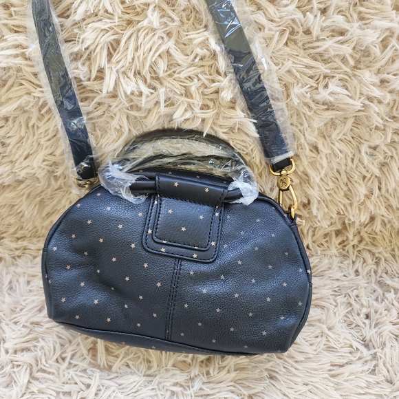 HOBO Sheila Black Star Crossbody Bag - Picture 1 of 6